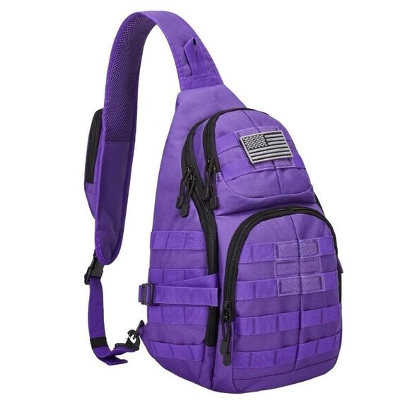 CCDW Tactical EDC Sling Backpack, Military Rover Shoulder Sling Bag Pack with Pi - Picture 1 of 6